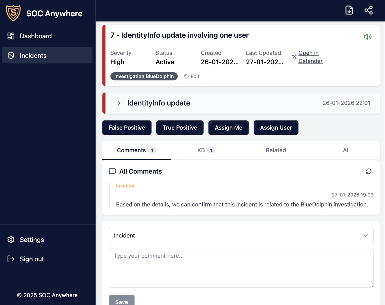 Team collaboration interface