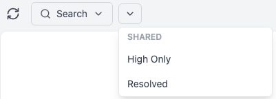Saved searches in SOC Anywhere